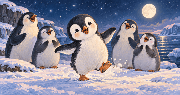Ilustración de The Penguin's Snow Song
